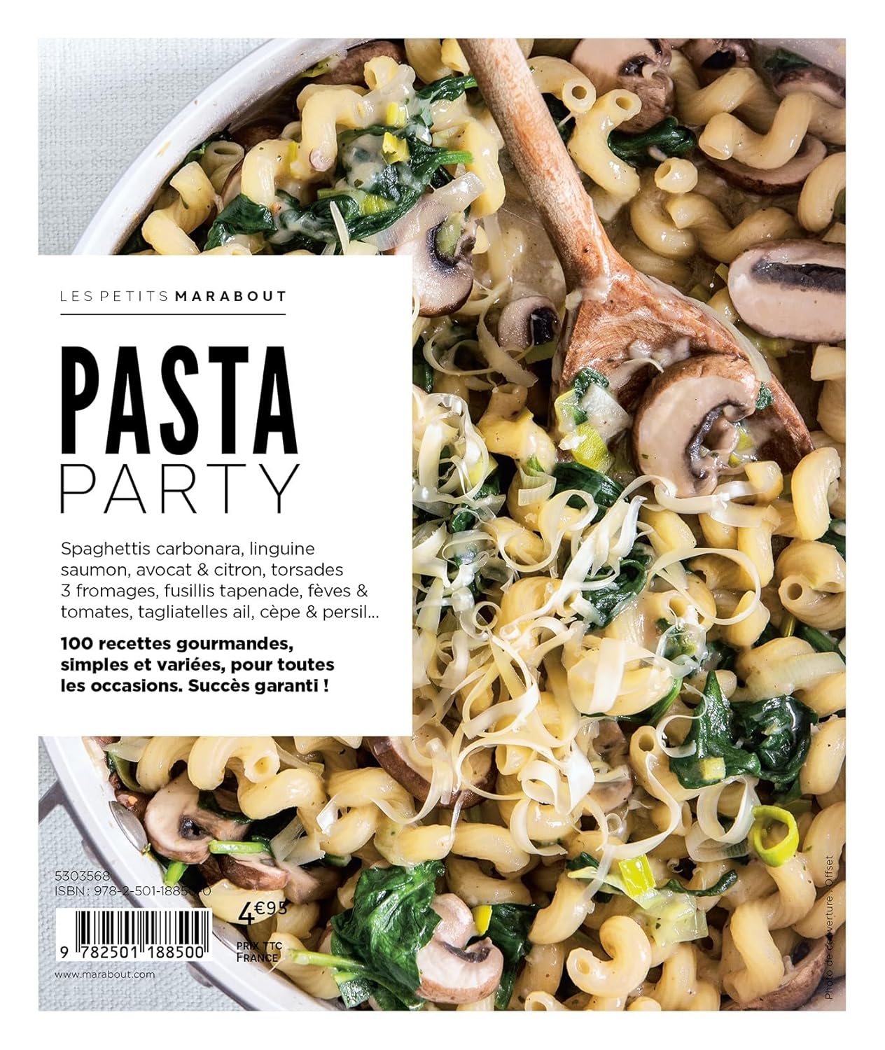 Pasta party - Marabout - Livre de cuisine - - La Guilde Culinaire