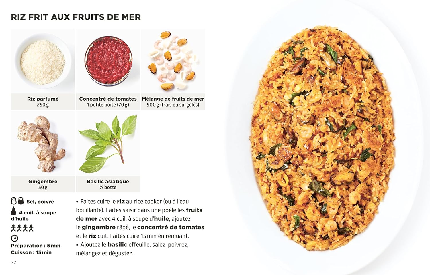 Simplissime - Risottos et riz sautés les plus faciles du monde - Hachette Ed. - Livre de cuisine - - La Guilde Culinaire