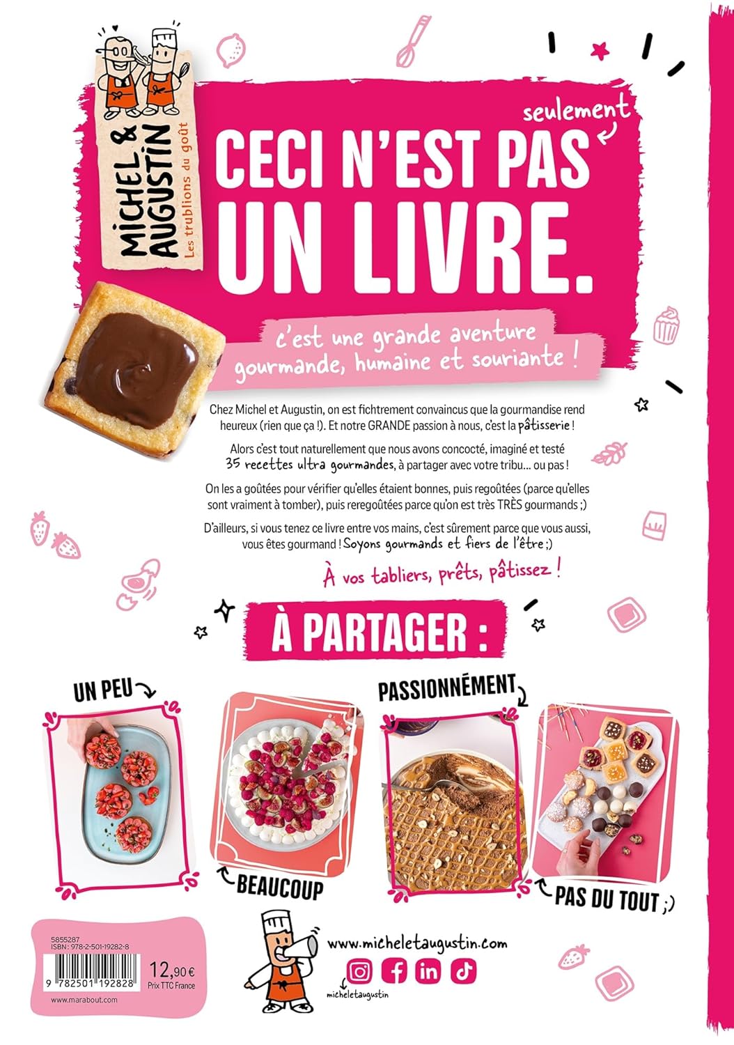Les desserts à partager ou pas - Marabout - Livre de cuisine - - La Guilde Culinaire