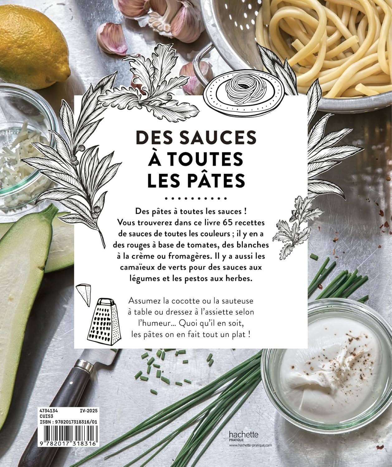 Des sauces à toutes les pâtes - Hachette Ed. - Livre de cuisine - - La Guilde Culinaire