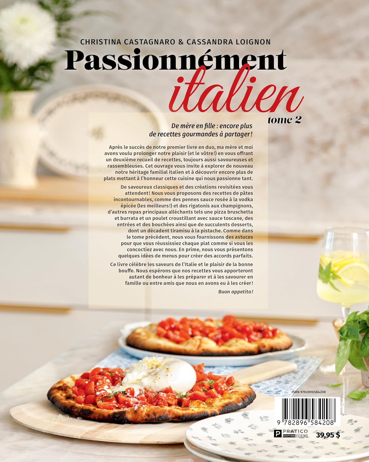 Passionnément italien - Tome 2 - Pratico Ed. - Livre de cuisine - - La Guilde Culinaire