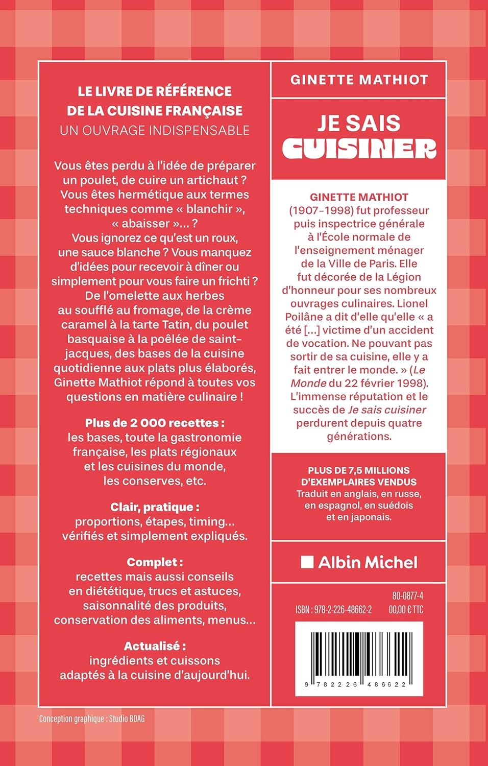 Je sais cuisiner (Ed.2024) - Albin Michel Ed. - Livre de cuisine - - La Guilde Culinaire