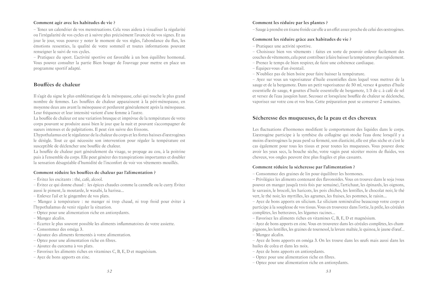 Assiettes idéales pour une ménopause au naturel - La Plage Ed. - Livre de cuisine - - La Guilde Culinaire