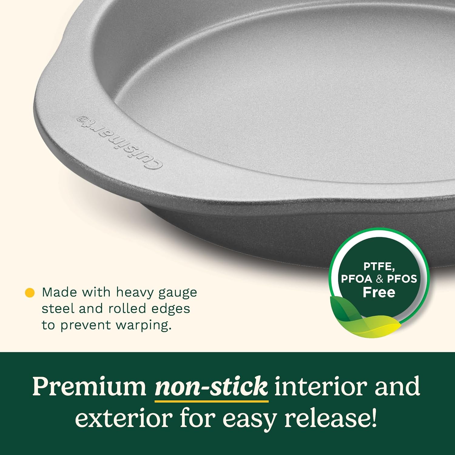 Moule à gâteau rond antiadhésif 23cm (9po) - Cuisinart - Moule à gâteaux - - La Guilde Culinaire