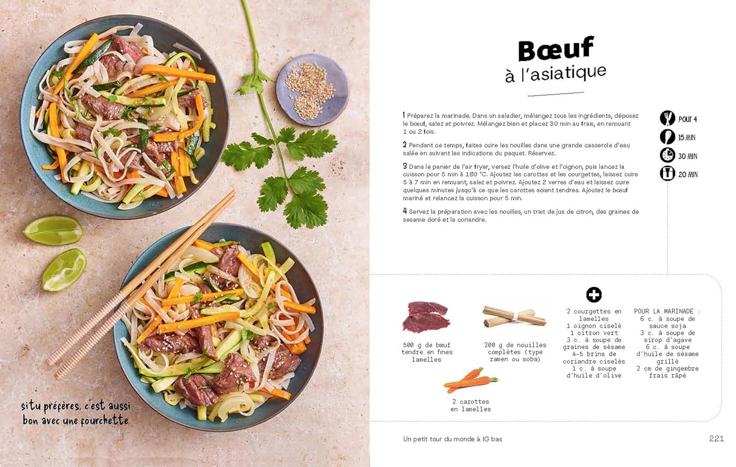 Je cuisine IG BAS à l'air fryer - Larousse Ed. - Livre de cuisine - - La Guilde Culinaire