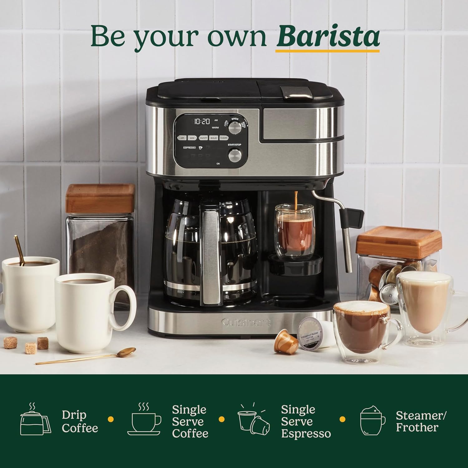 Coffee Center Barista Bar 4-In-1 Coffeemaker