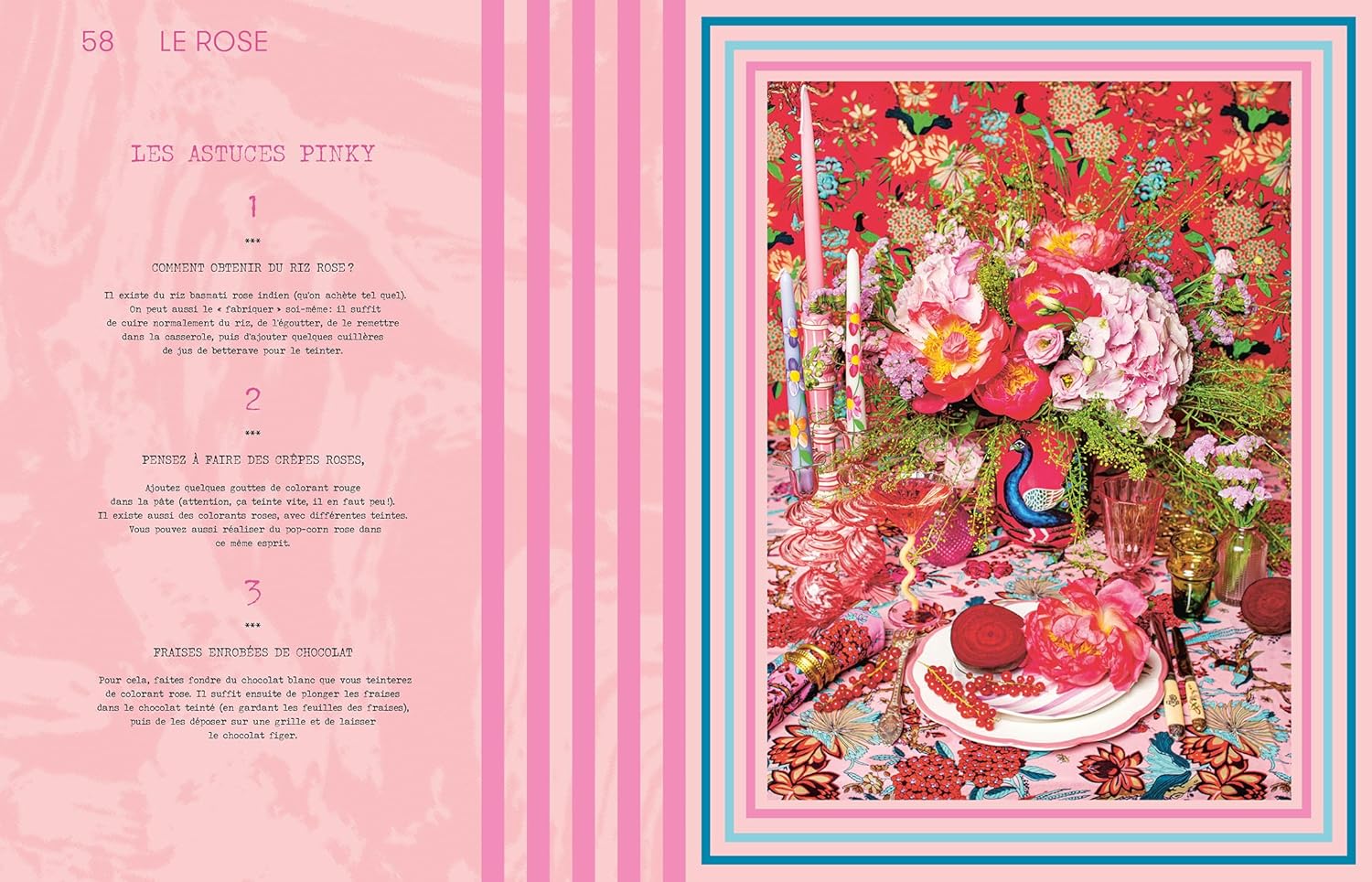 Colorissima : Dîners en couleurs - Hachette Ed. - Livre de cuisine - - La Guilde Culinaire