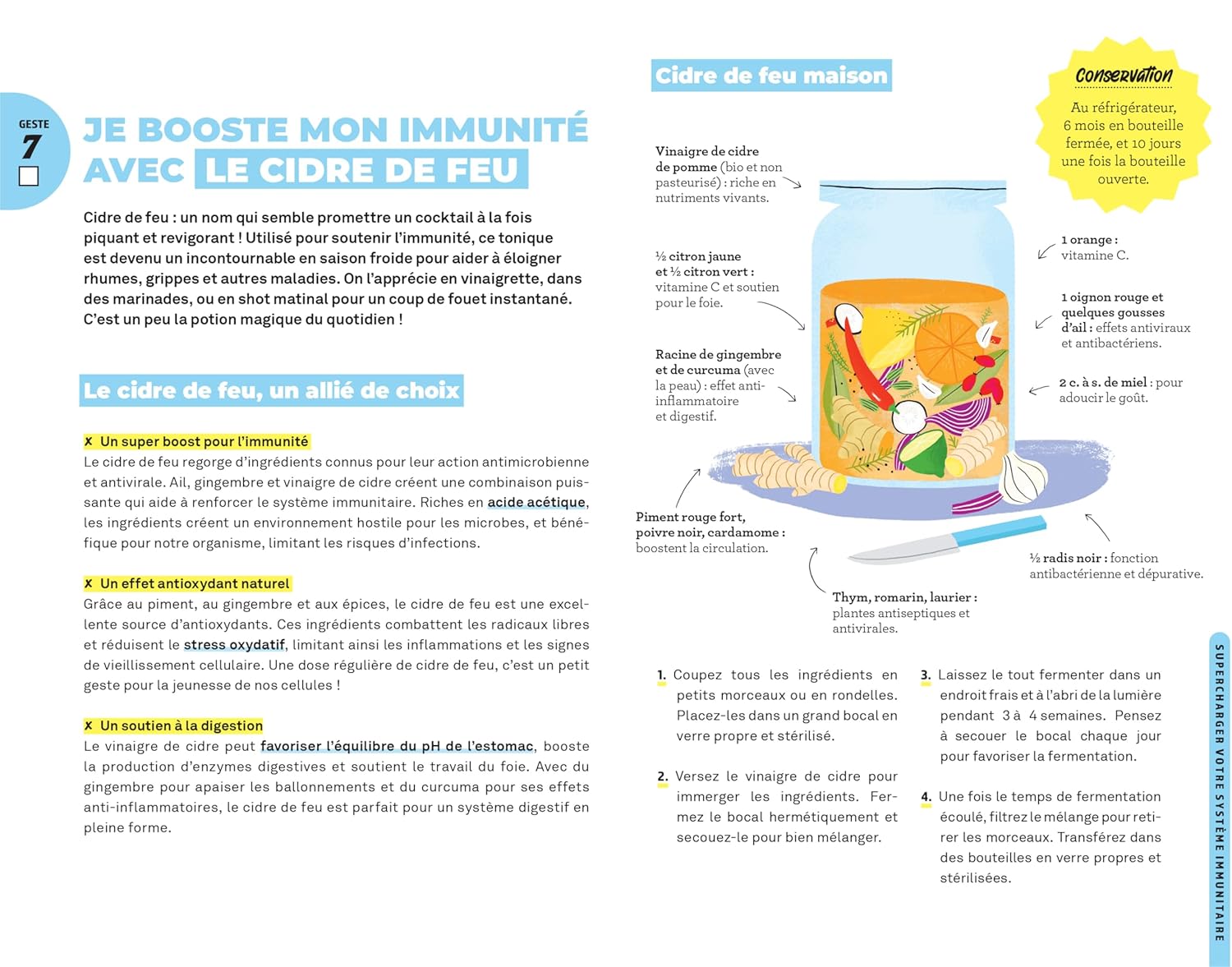 50 gestes anti-inflammatoires pour booster son système immunitaire - Larousse Ed. - Livre de cuisine - - La Guilde Culinaire
