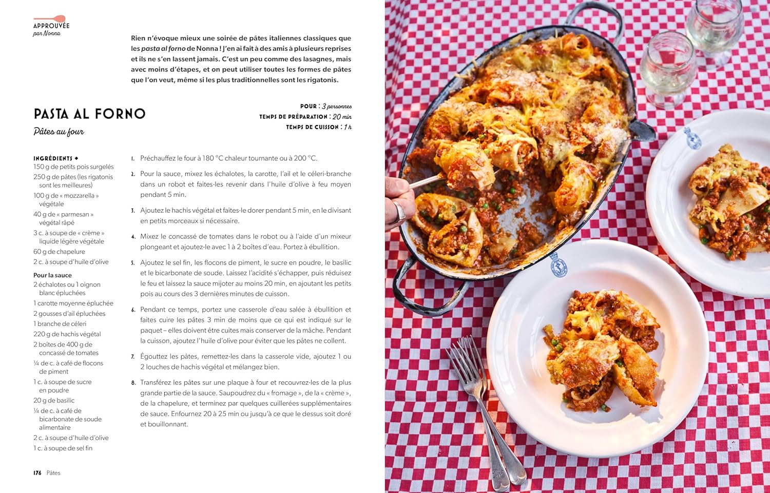 Cucina della Nonna : Les grands classiques de la cuisine italienne en version végétale - La Plage Ed. - Livre de cuisine - - La Guilde Culinaire