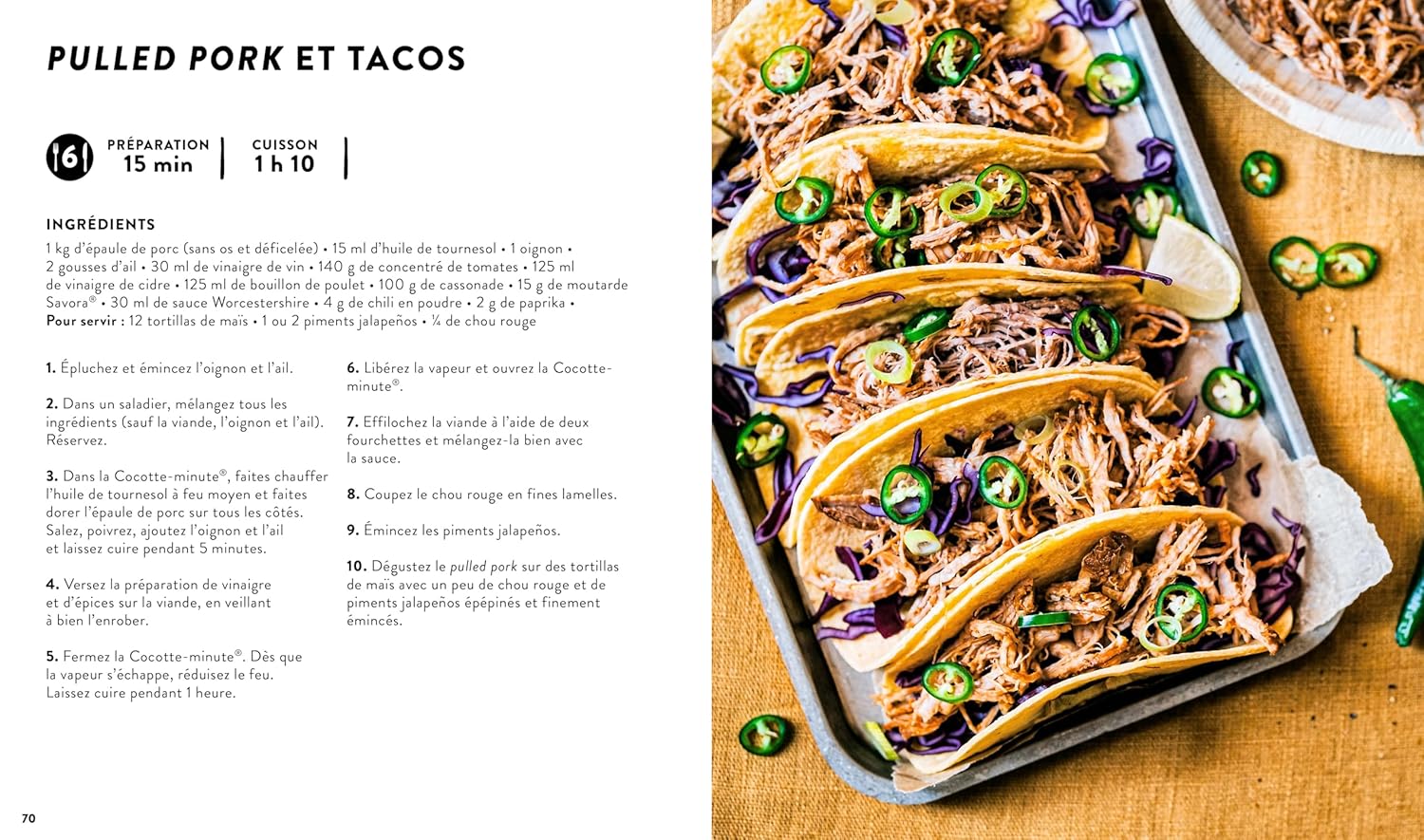 Cuisine à la cocotte minute - Hachette Ed. - Livre de cuisine - - La Guilde Culinaire