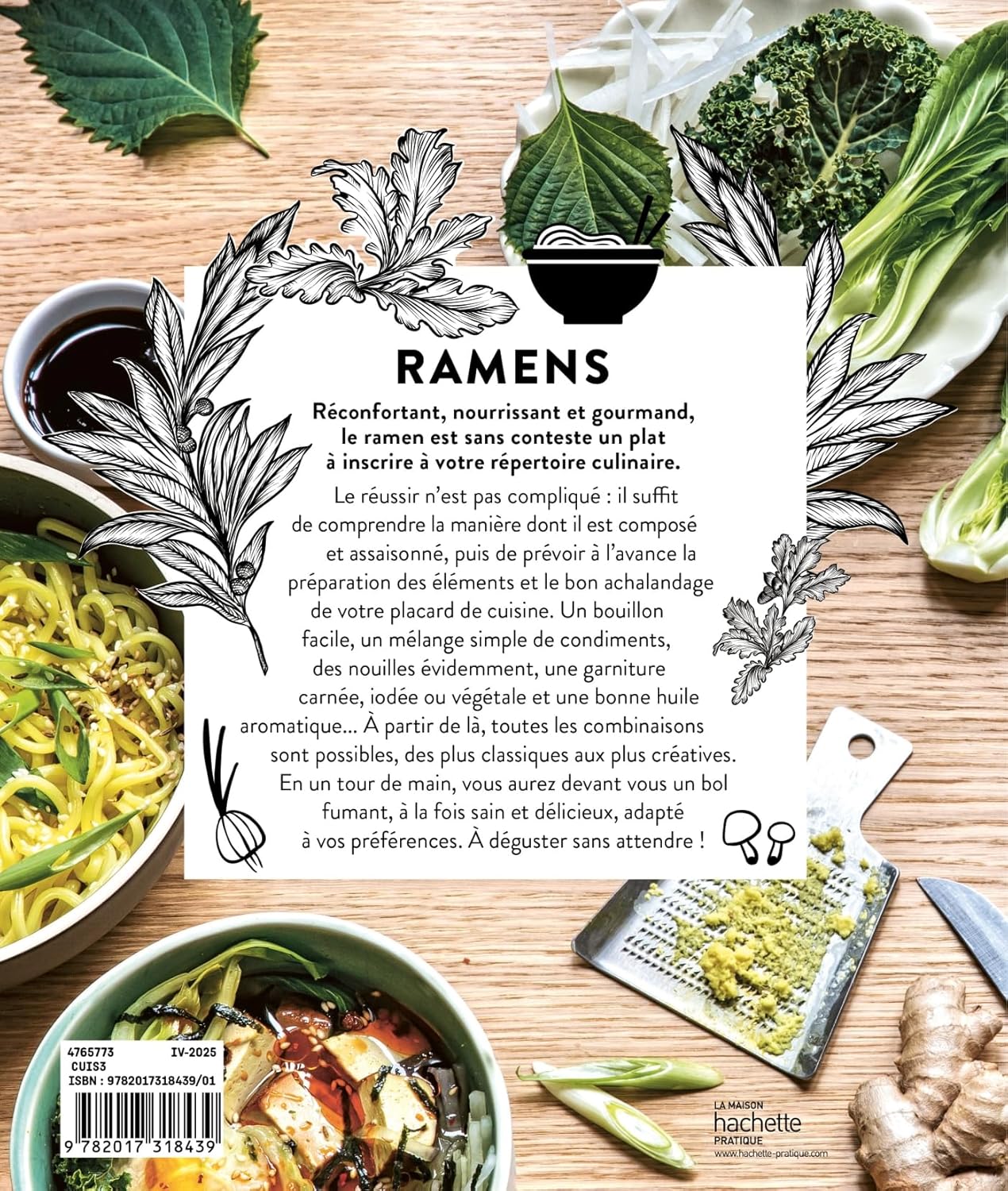 Ramens : 65 recettes pour toutes vos envies - Hachette Ed. - Livre de cuisine - - La Guilde Culinaire