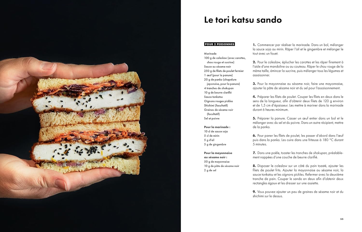 Sando : l'art du sandwich japonais - Hachette Ed. - Livre de cuisine - - La Guilde Culinaire