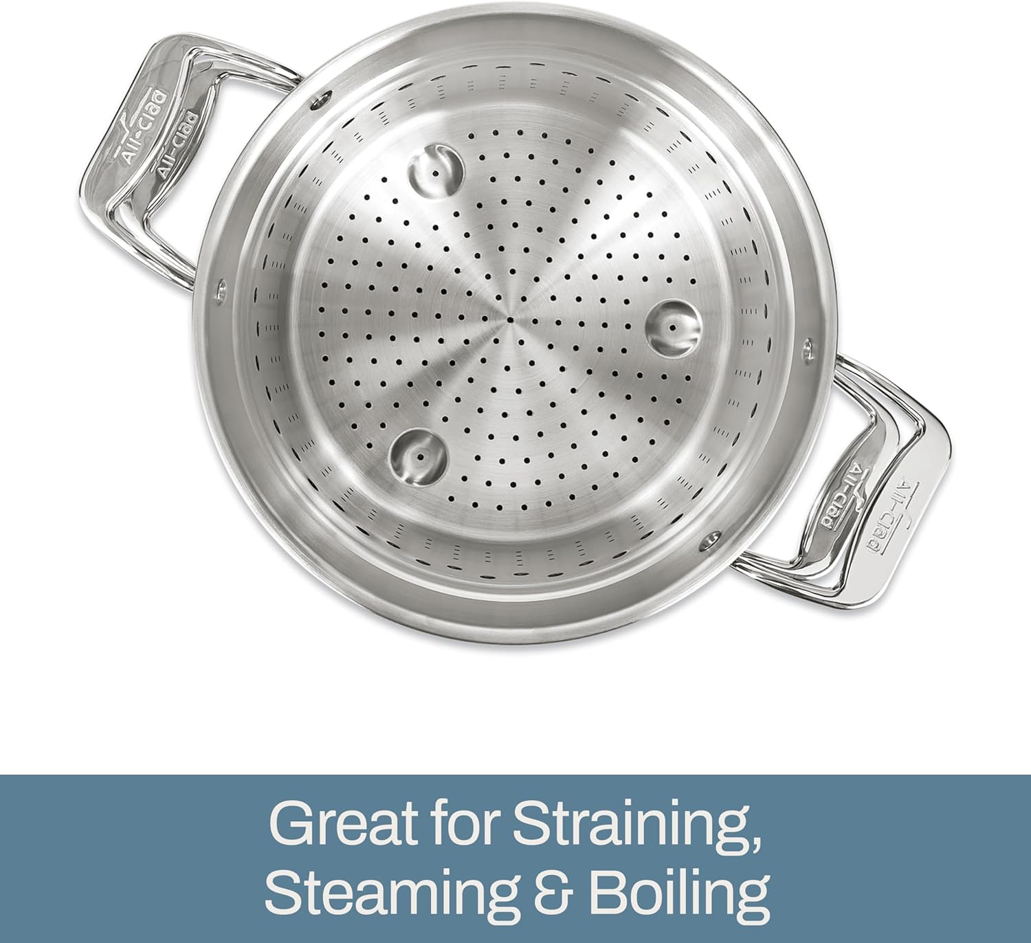 All-Clad 12L Multipot avec insert & couvercle - All-Clad - Batterie de cuisine - - La Guilde Culinaire