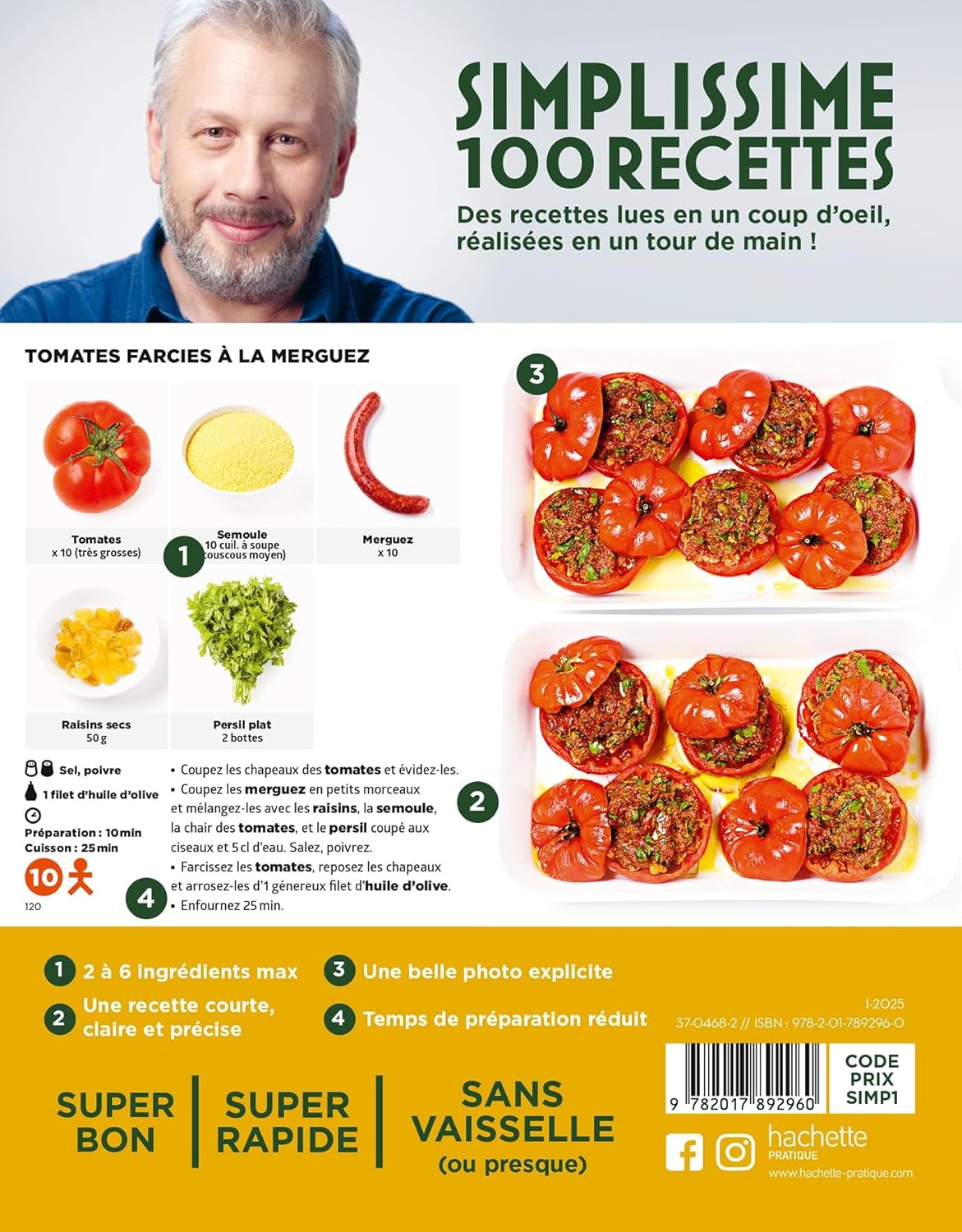 Simplissime : Cuisiner pour sa tribu - Hachette Ed. - Livre de cuisine - - La Guilde Culinaire