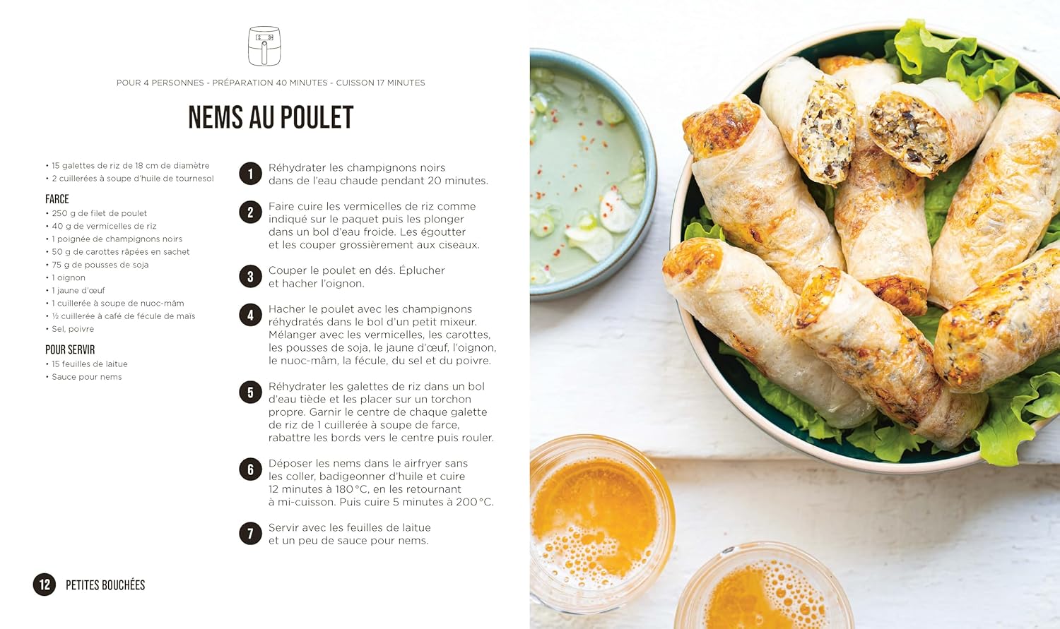 Airfryer - Recettes asiatiques - Marabout - Livre de cuisine - - La Guilde Culinaire