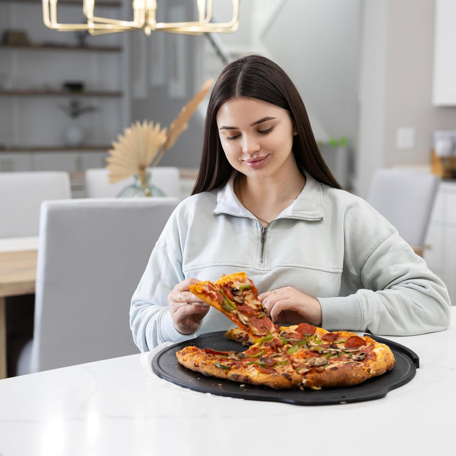 Poêle à pizza en fonte pour four et grill - Outset - Poêle à pizza - - La Guilde Culinaire