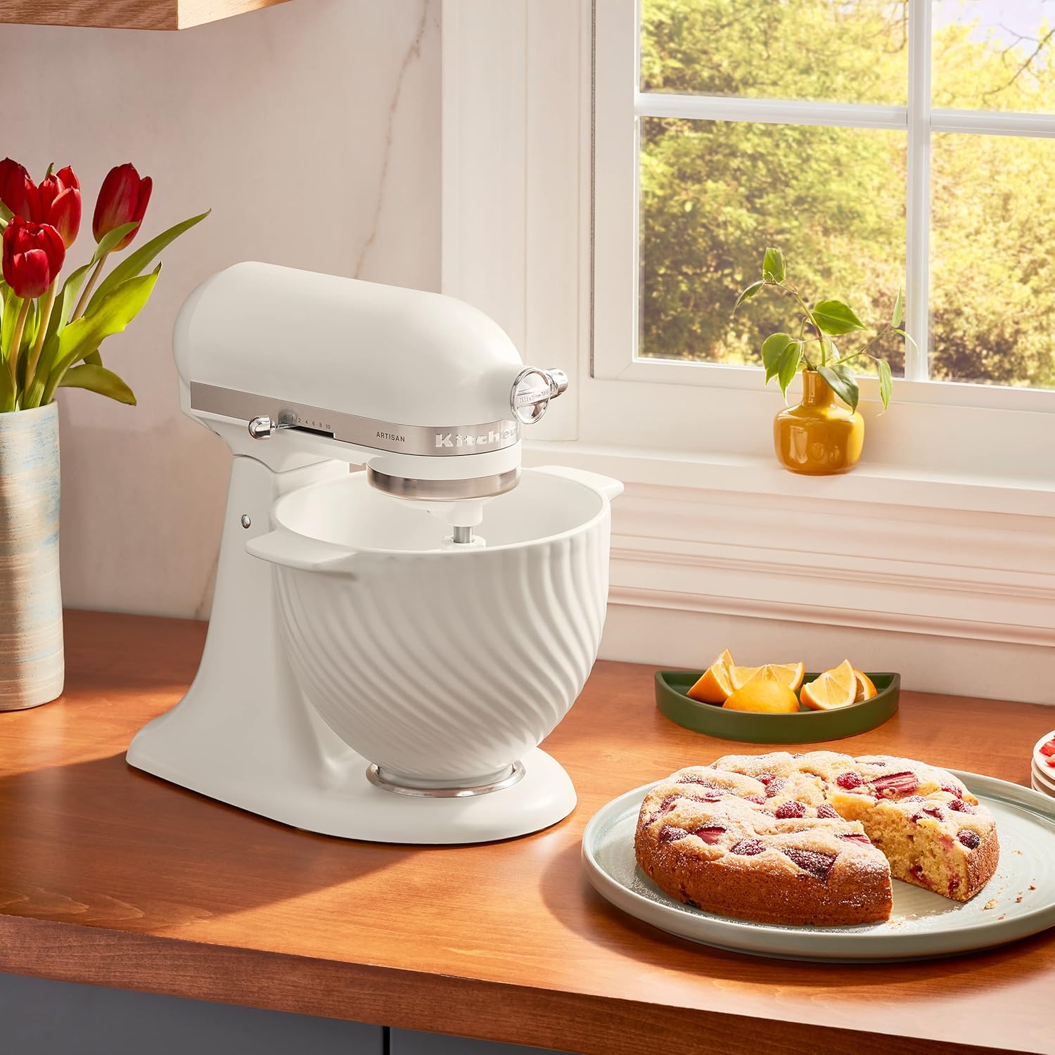 Bol en céramique pour meringue de 5 litres, KitchenAid - Kitchenaid - Bol batteur sur socle - - La Guilde Culinaire