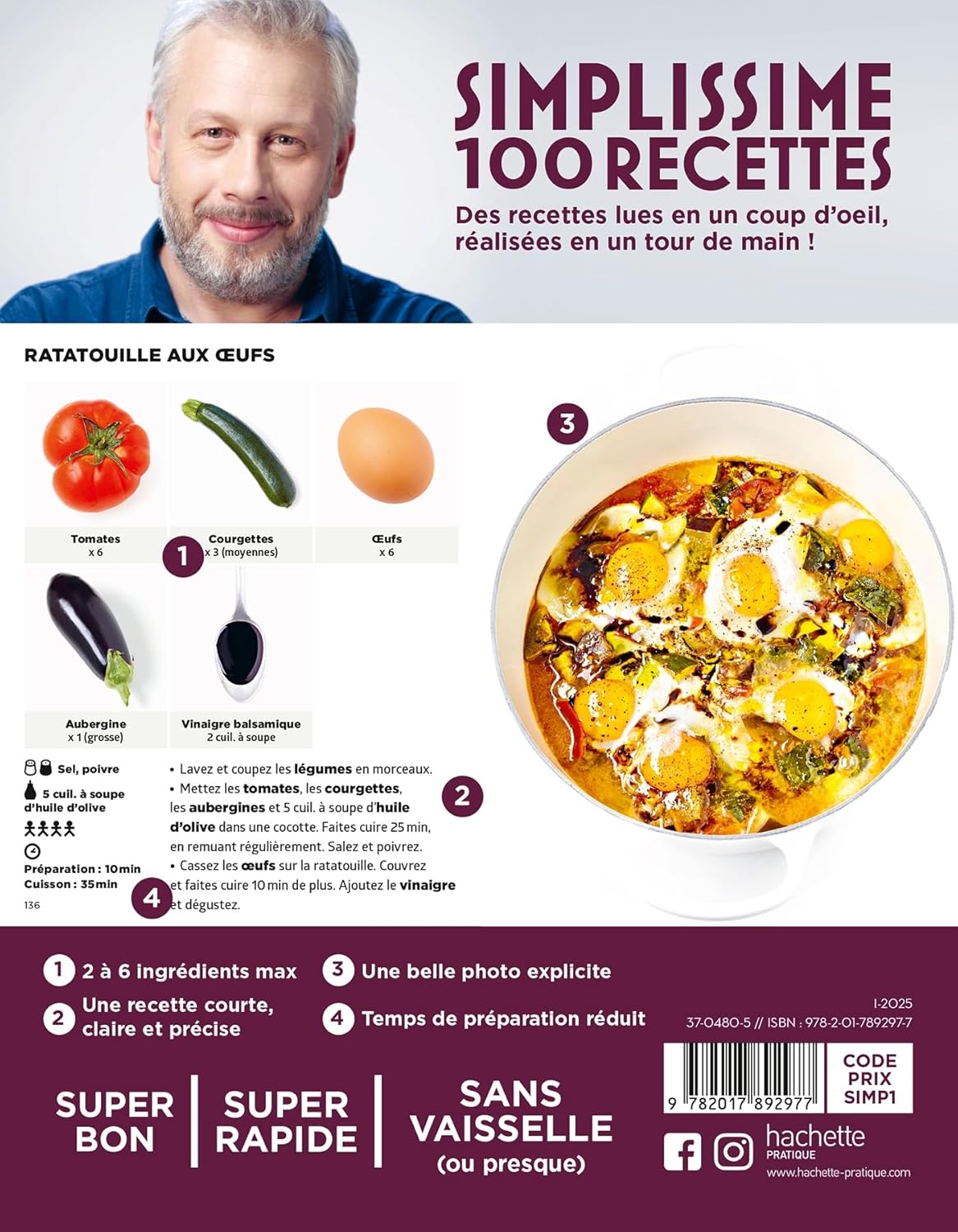 Simplissime : One Pot - Hachette Ed. - Livre de cuisine - - La Guilde Culinaire