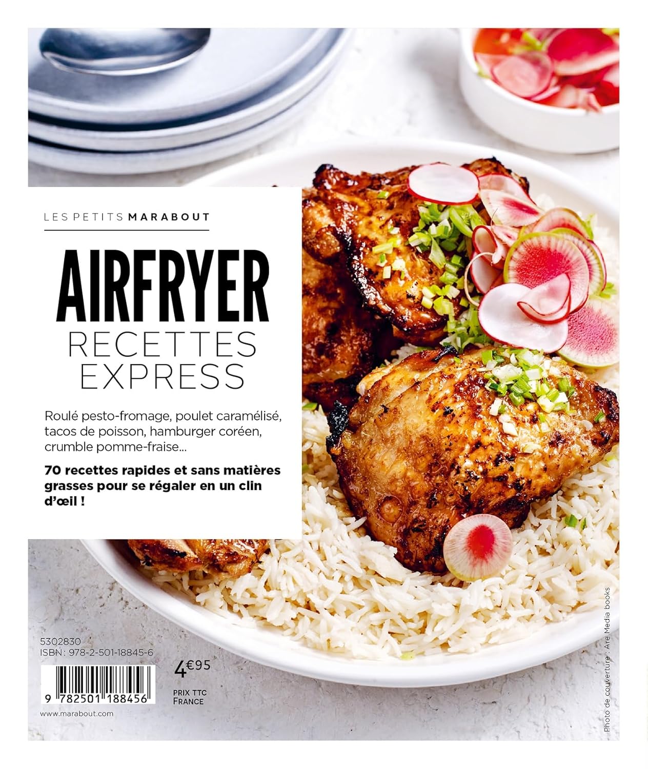 Airfryer - Recettes express - Marabout - Livre de cuisine - - La Guilde Culinaire