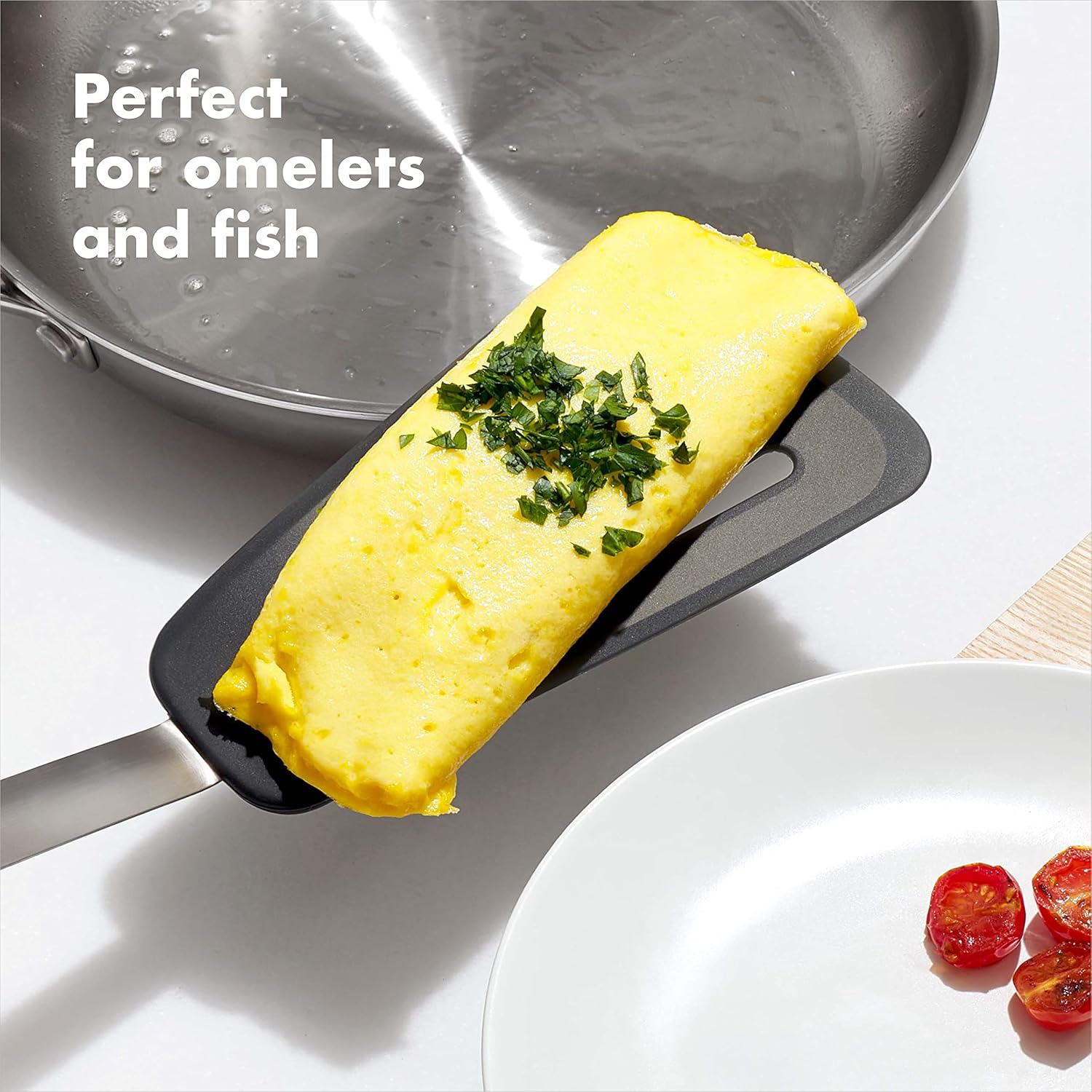 Pelle flexible pour omelette - OXO - Spatule - - La Guilde Culinaire