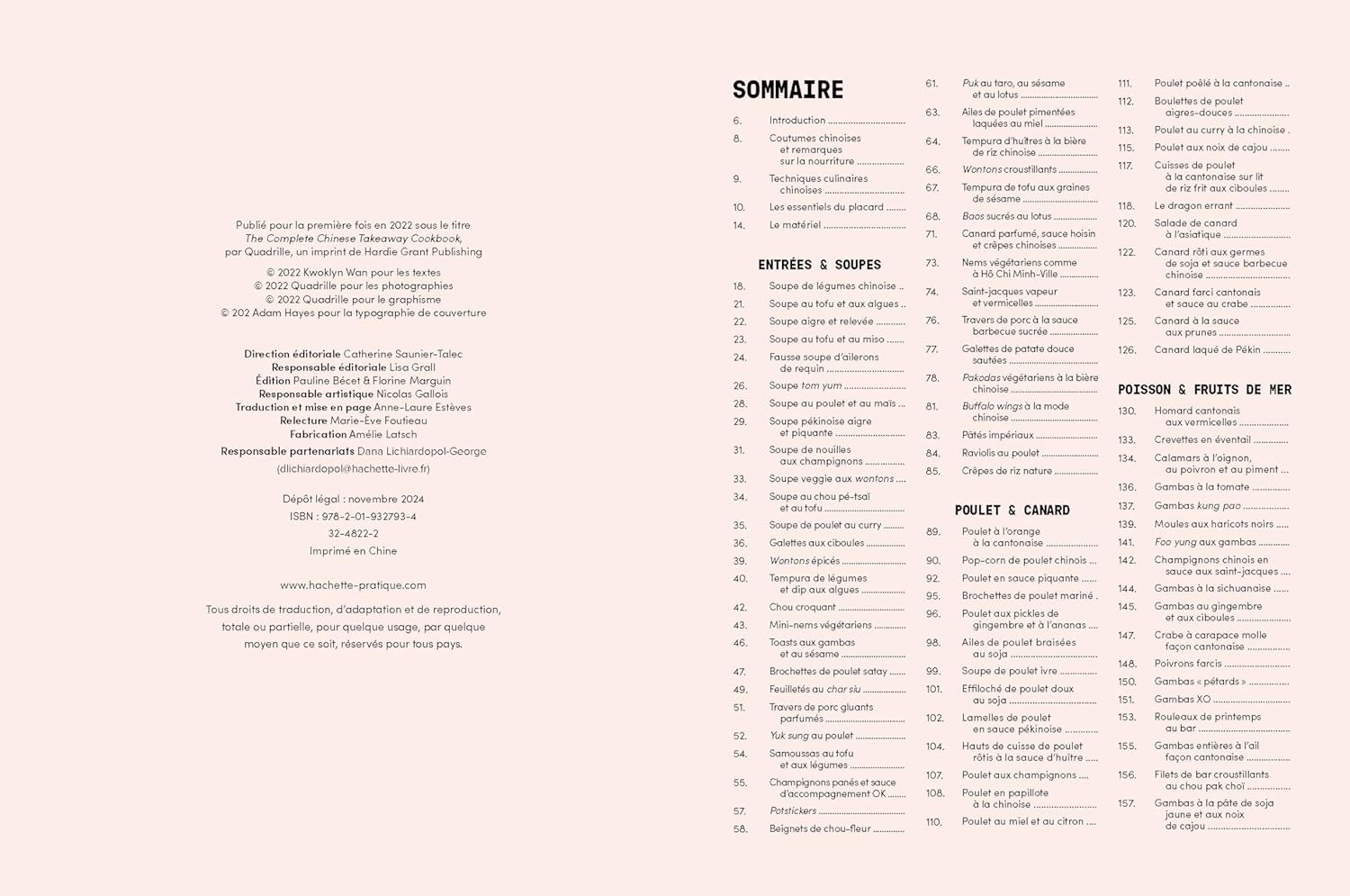 Les meilleures recettes de la cuisine chinoise à emporter - Hachette Ed. - Livre de cuisine - - La Guilde Culinaire