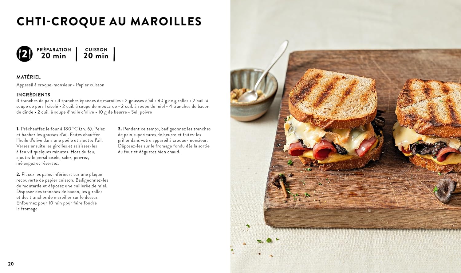 Croque-monsieur - Hachette Ed. - Livre de cuisine - - La Guilde Culinaire