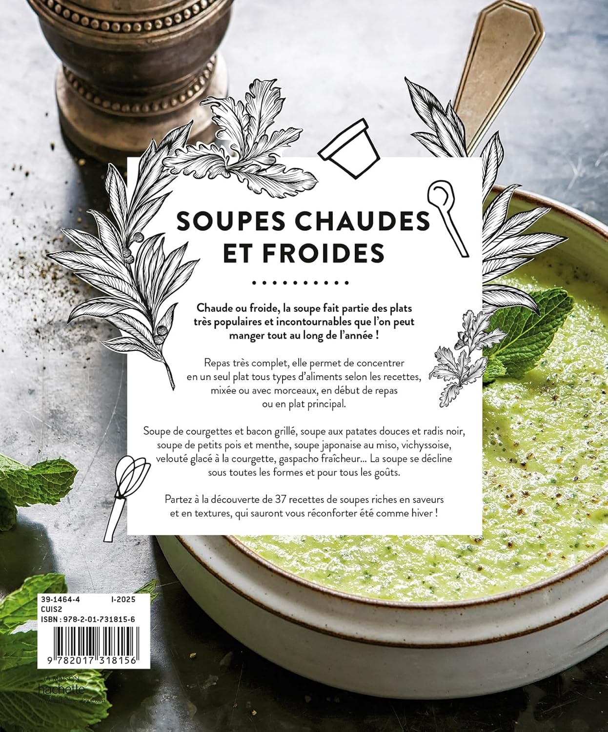 Soupes chaudes et froides - Hachette Ed. - Livre de cuisine - - La Guilde Culinaire