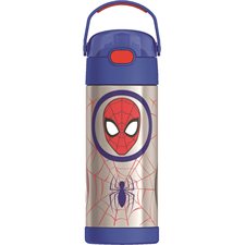 Bouteille d'eau FUNtainer avec paille 14oz (410 ml) - Spider-man - Thermos - Bouteille d'eau - - La Guilde Culinaire