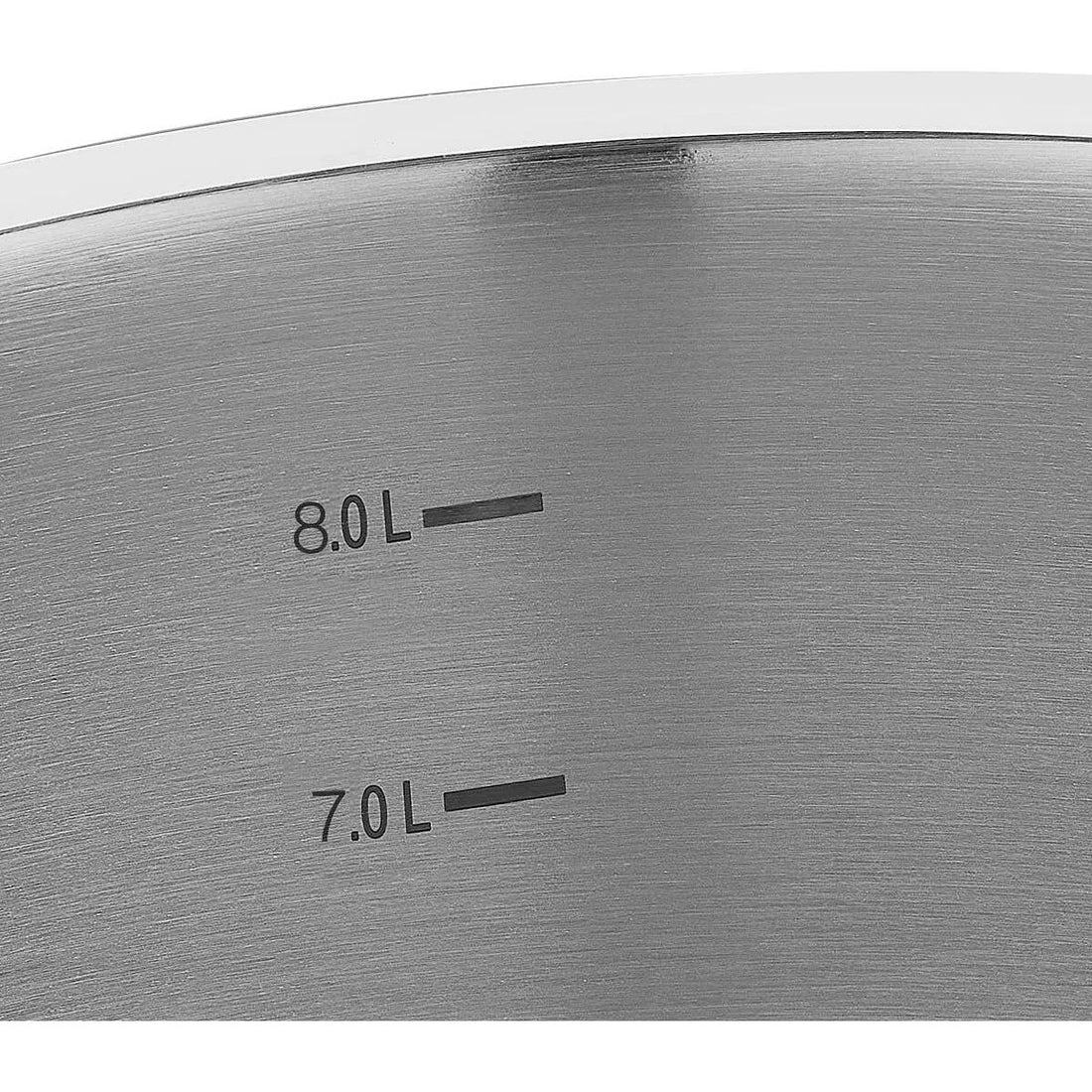 Marmite en acier inoxydable avec couvercle - 24 cm 9.5L - Korkmaz - Marmite - - La Guilde Culinaire