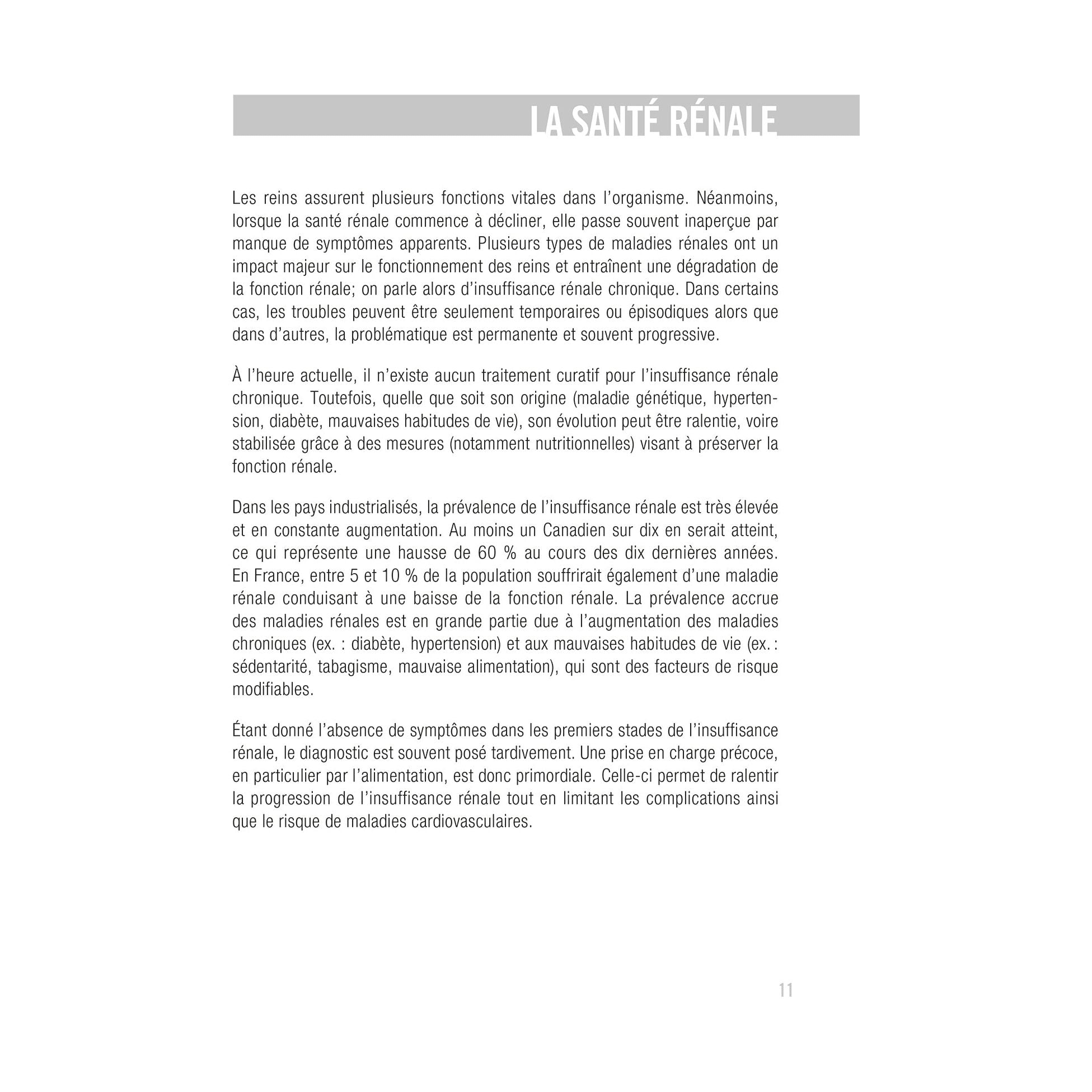 Savoir quoi manger – Santé rénale - Modus Vivendi Ed. - Livre de cuisine - - La Guilde Culinaire