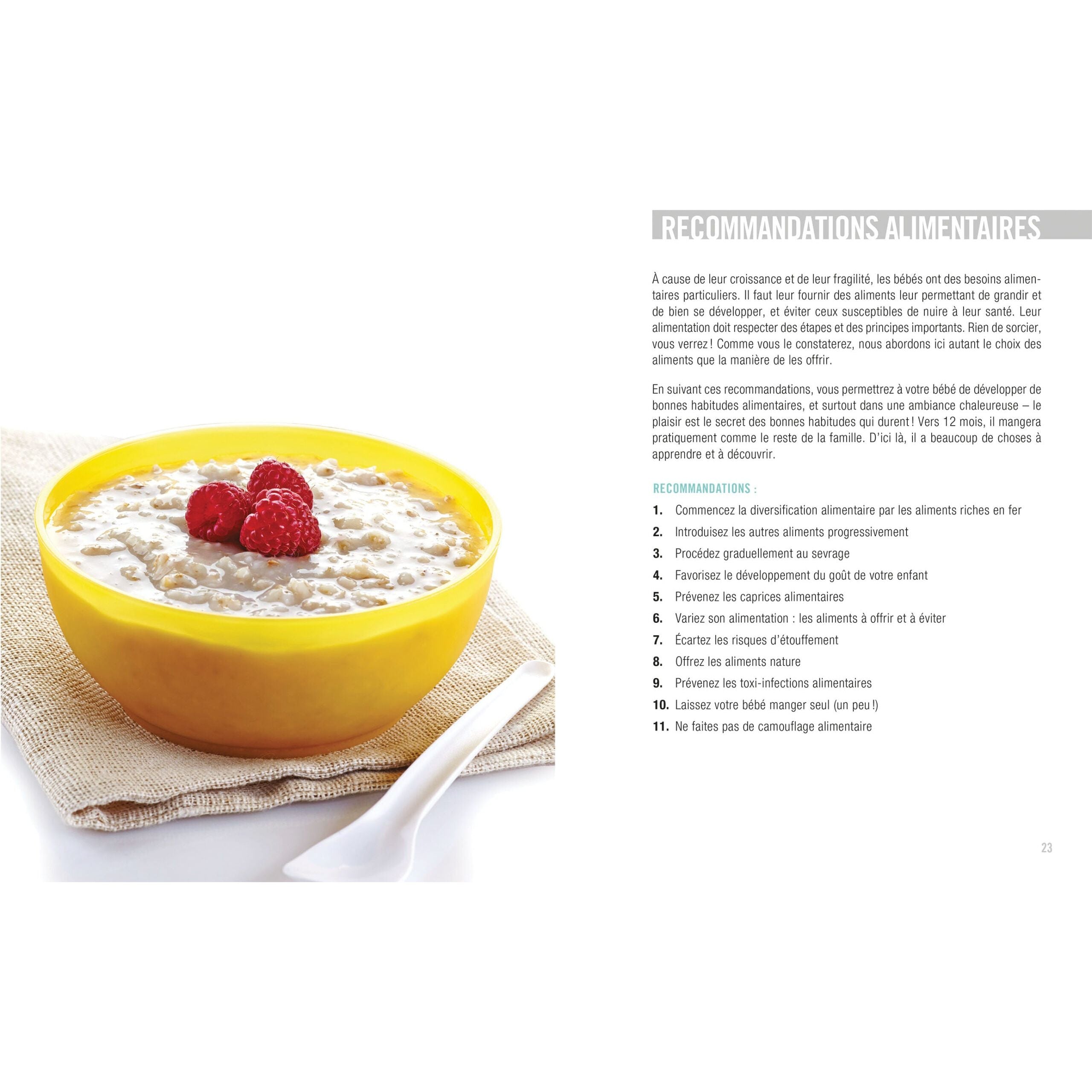 Savoir quoi manger - Bébés ! - Modus Vivendi Ed. - Livre de cuisine - - La Guilde Culinaire