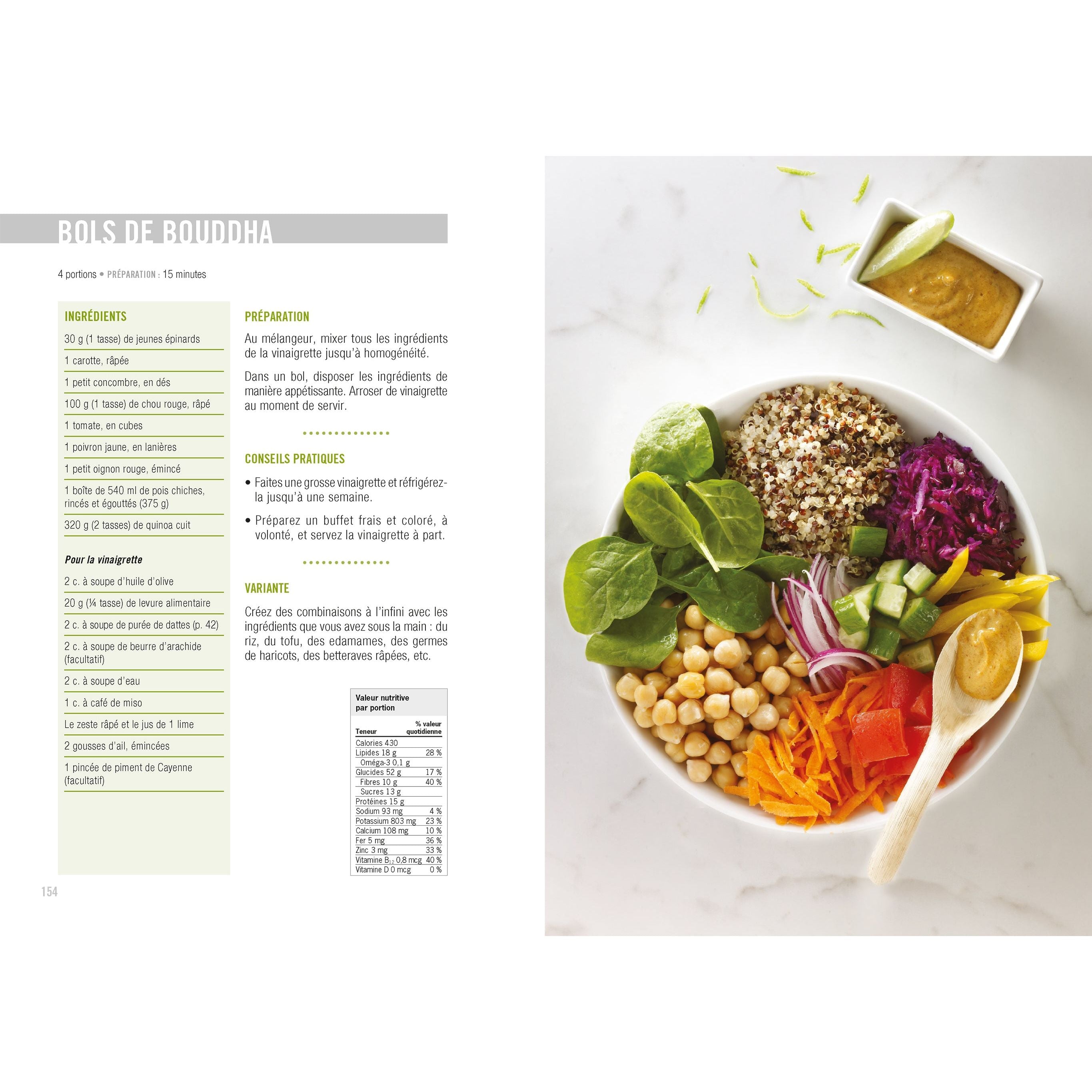 Savoir quoi manger - Végétalien - Modus Vivendi Ed. - Livre de cuisine - - La Guilde Culinaire