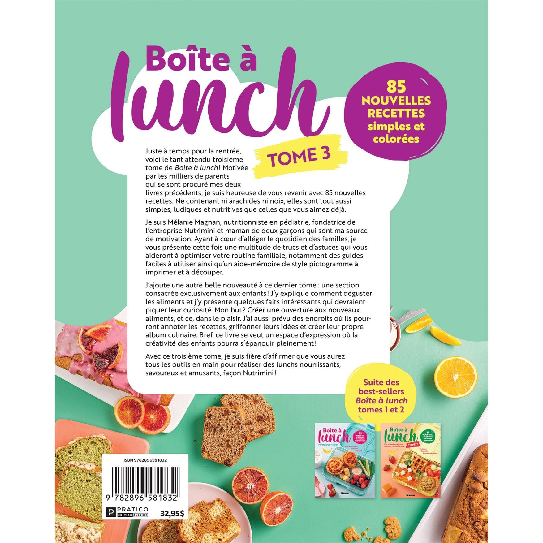 Boîte à lunch - Tome 3 - Pratico Ed. - Livre de cuisine - - La Guilde Culinaire