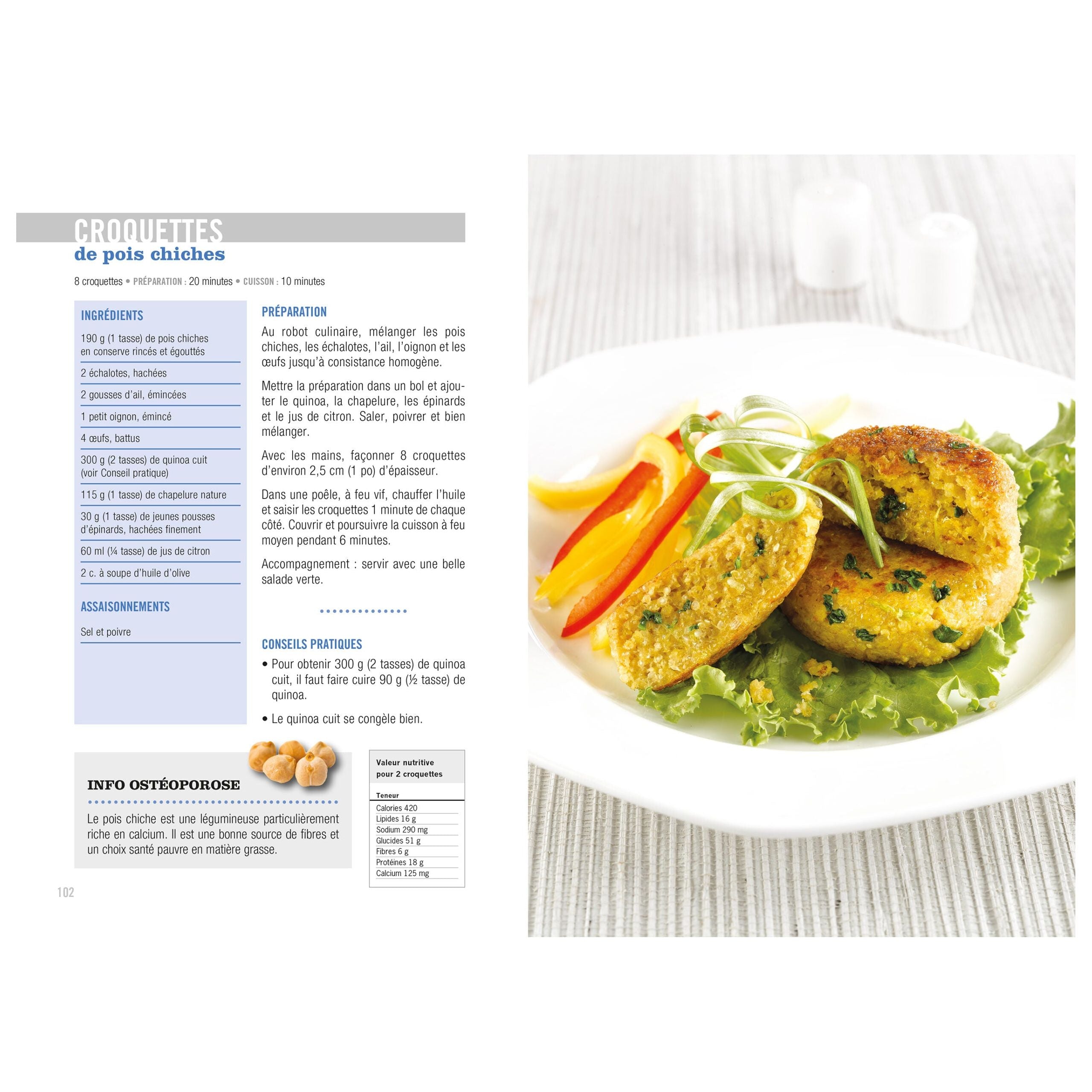 Savoir quoi manger - Ostéoporose ! - Modus Vivendi Ed. - Livre de cuisine - - La Guilde Culinaire