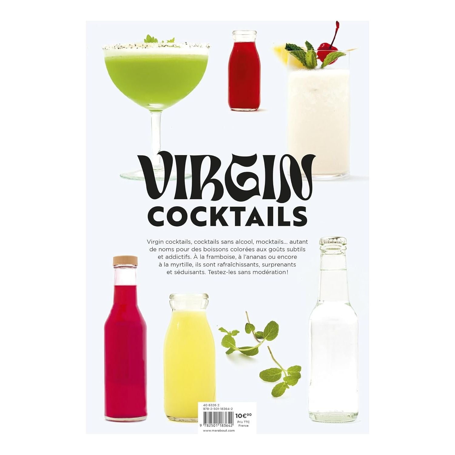 Virgin cocktails ! - Marabout - Livre d'alcool et boisson - - La Guilde Culinaire
