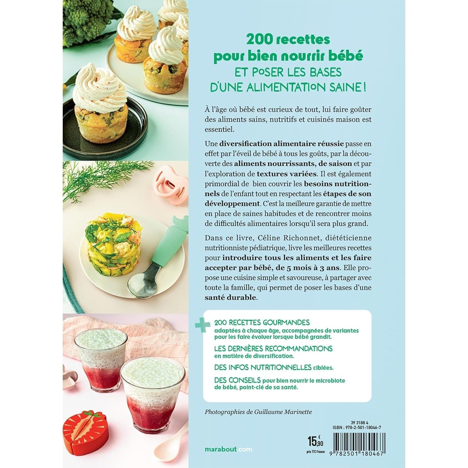 Le grand livre des recettes de mon bébé - Marabout - Livre de cuisine - - La Guilde Culinaire