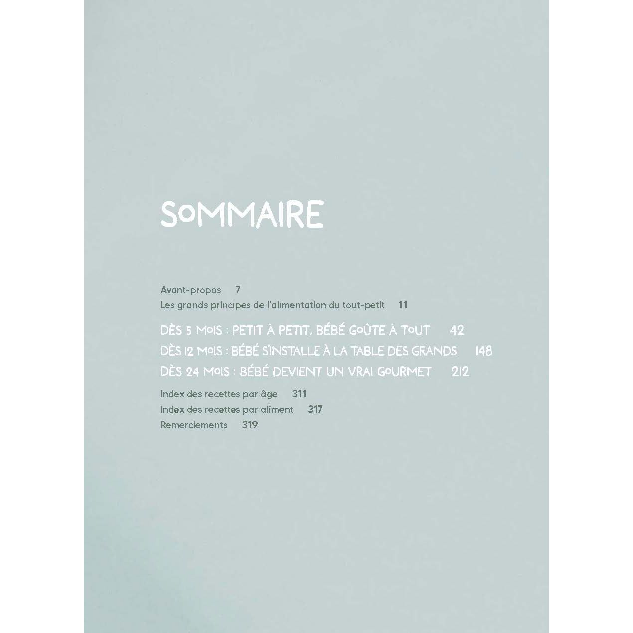 Le grand livre des recettes de mon bébé - Marabout - Livre de cuisine - - La Guilde Culinaire