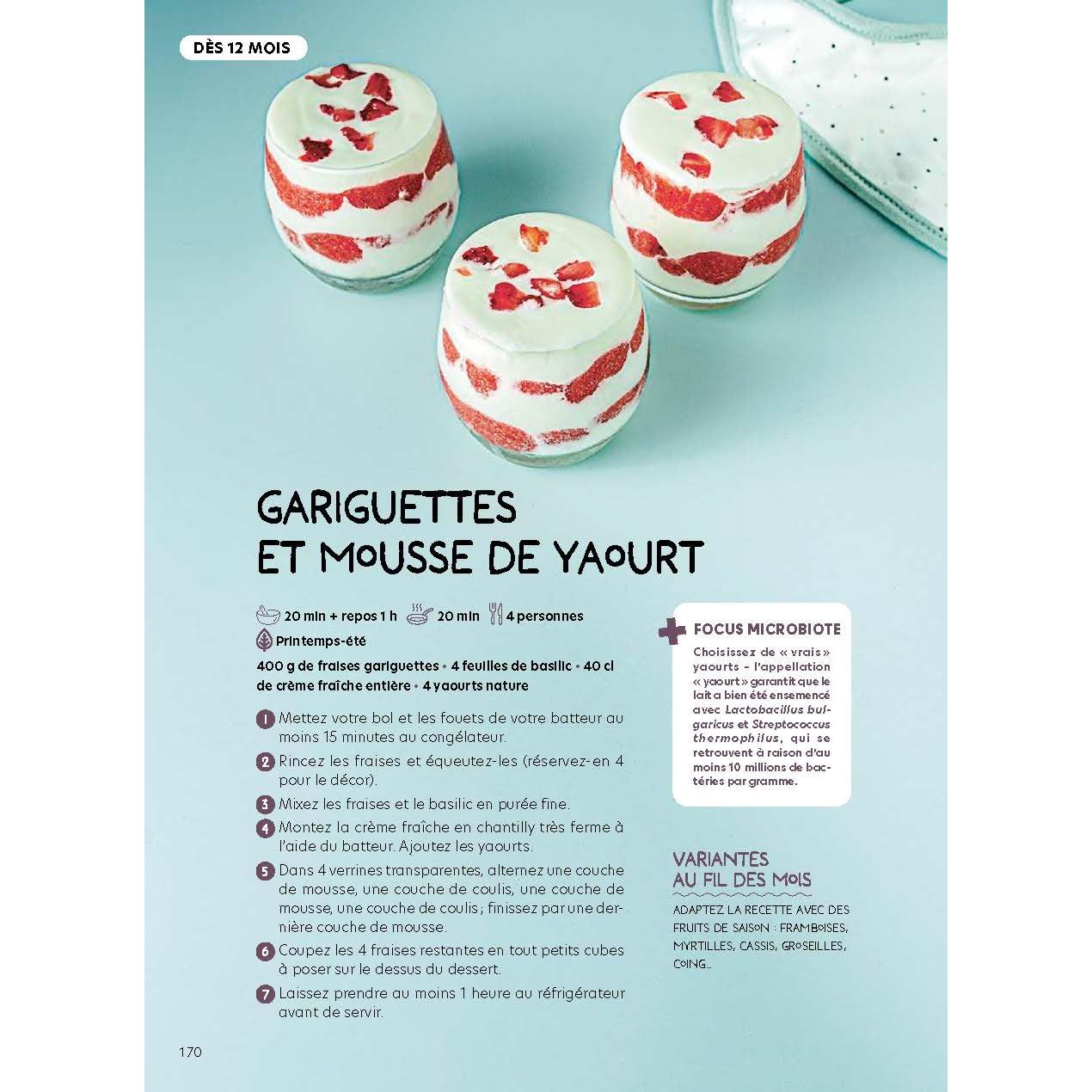 Le grand livre des recettes de mon bébé - Marabout - Livre de cuisine - - La Guilde Culinaire