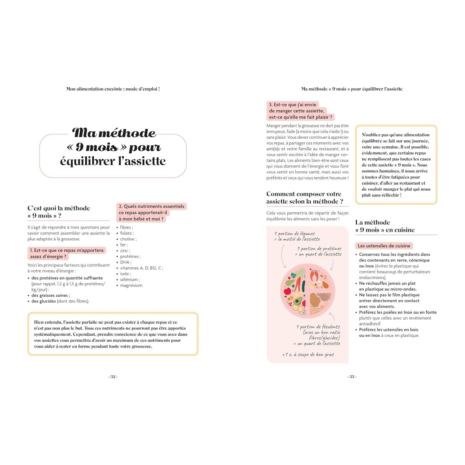 Je mange quoi pendant 9 mois ? - Larousse Ed. - Livre - - La Guilde Culinaire