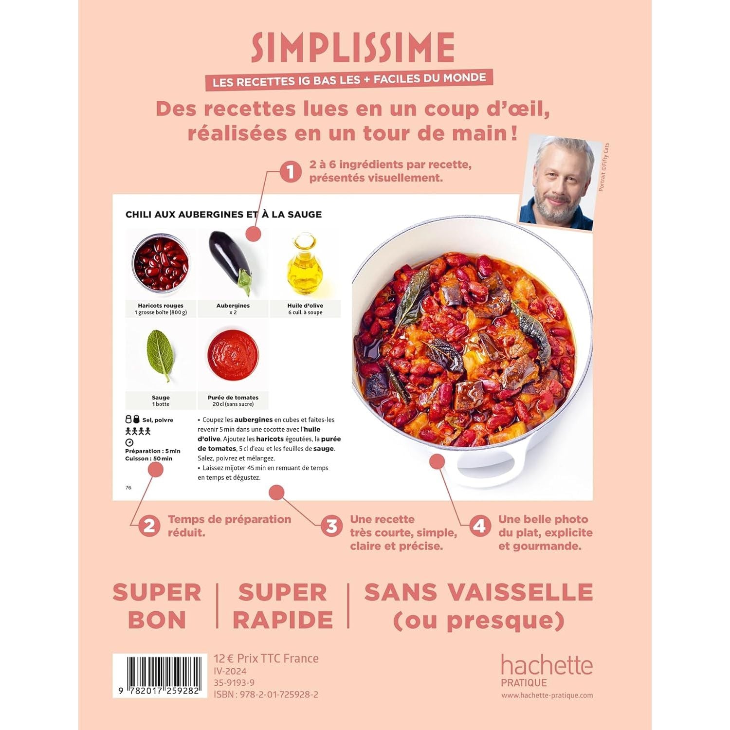 Simplissime : Les recettes ig bas les + faciles du monde ! - Hachette Ed. - Livre de cuisine - - La Guilde Culinaire