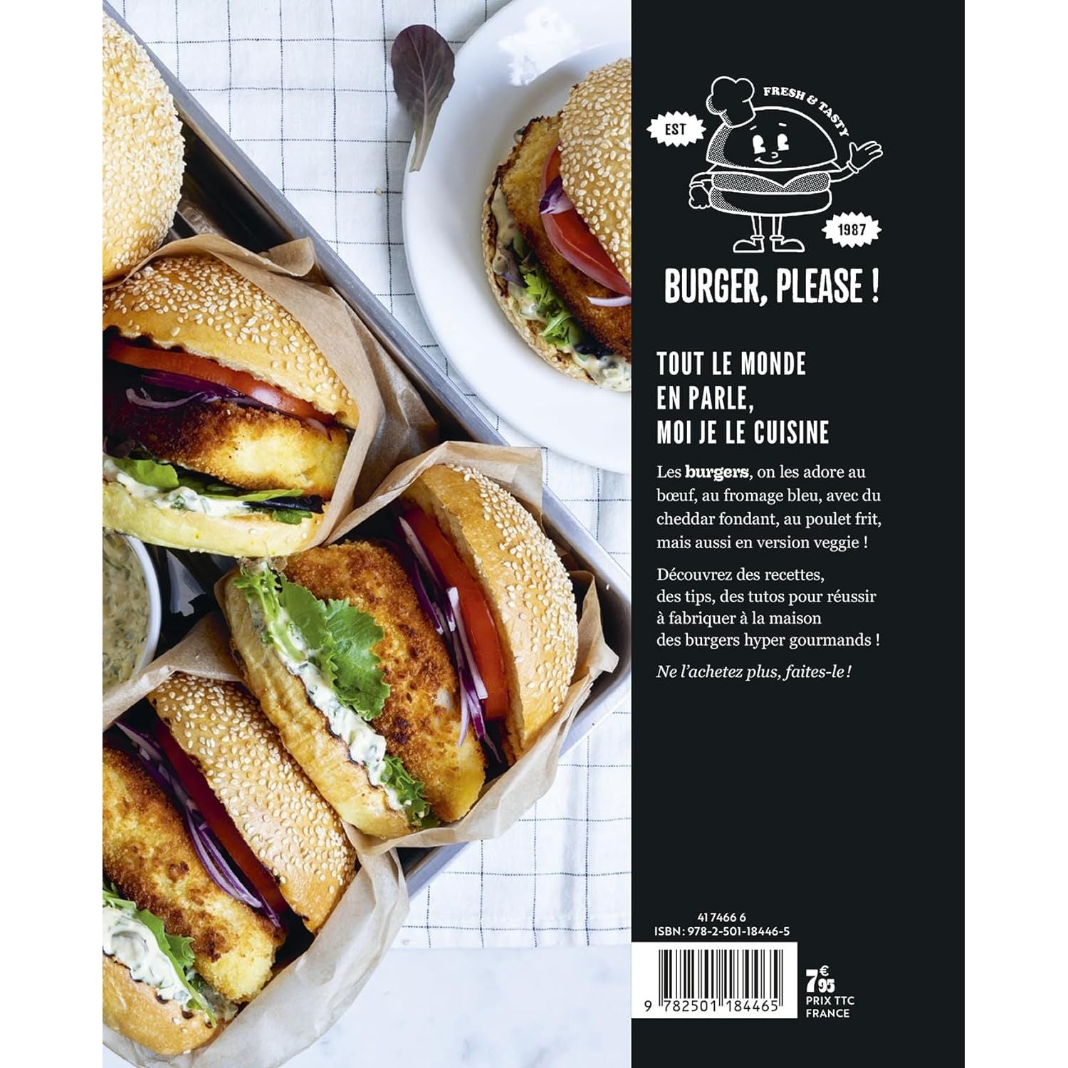 Burger - Marabout - Livre de cuisine - - La Guilde Culinaire