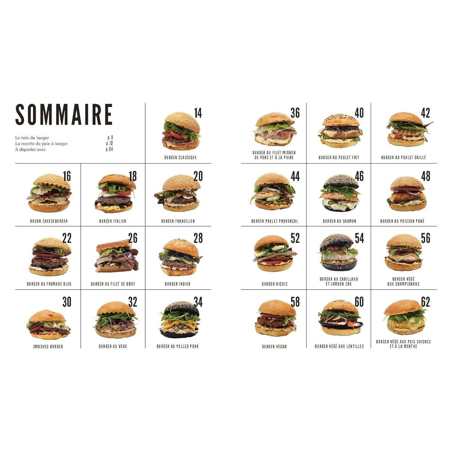 Burger - Marabout - Livre de cuisine - - La Guilde Culinaire