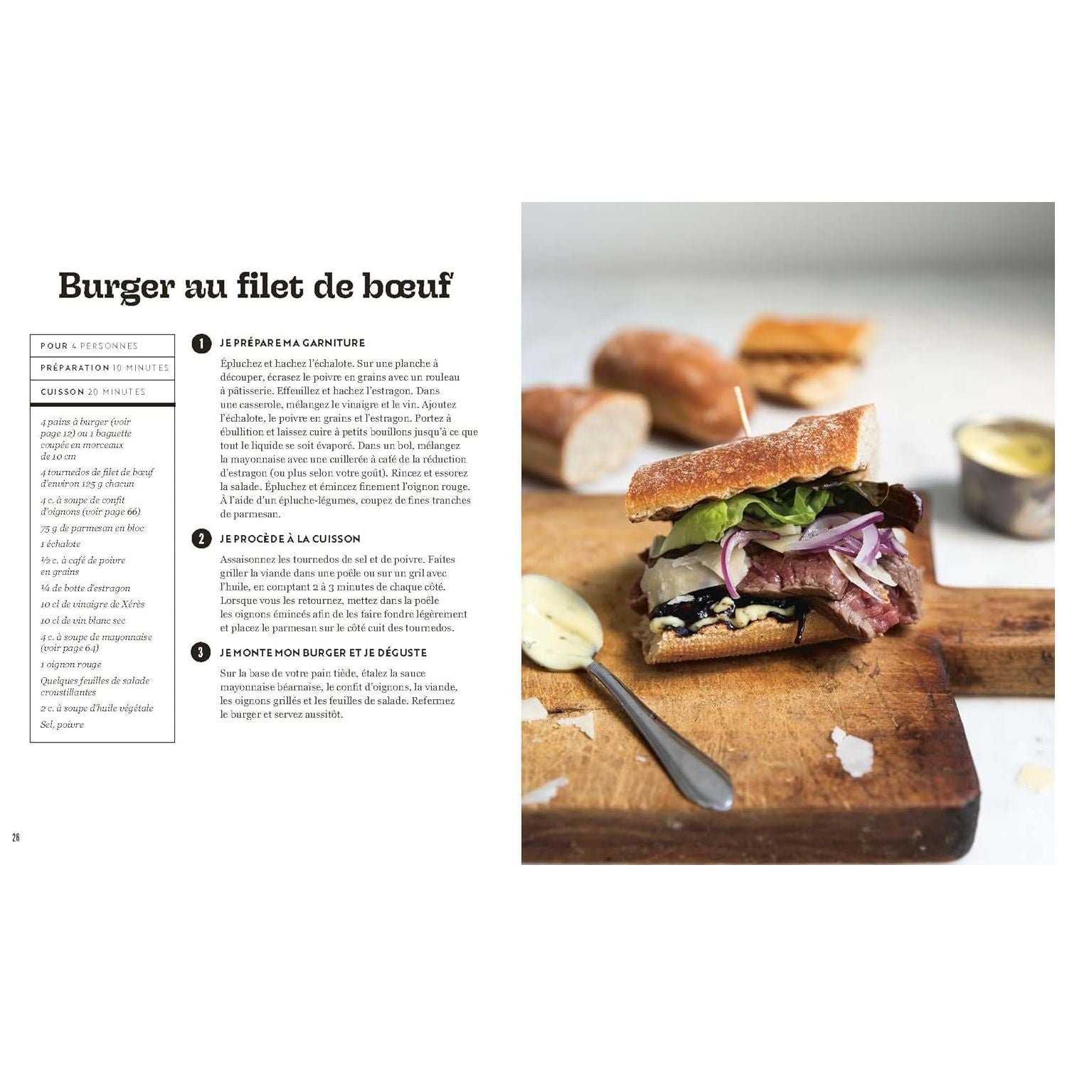 Burger - Marabout - Livre de cuisine - - La Guilde Culinaire