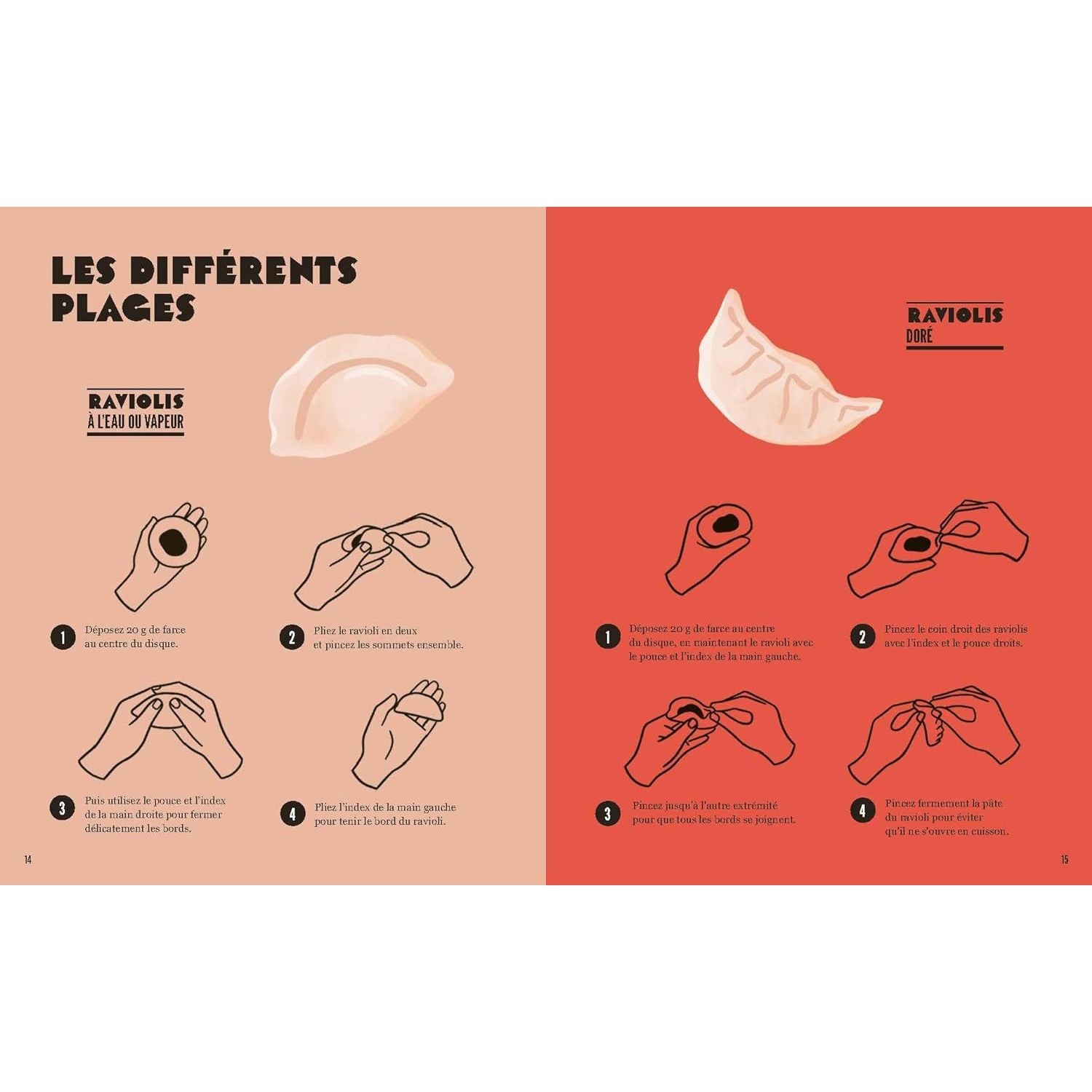 Ravioli chinois - Marabout - Livre de cuisine - - La Guilde Culinaire