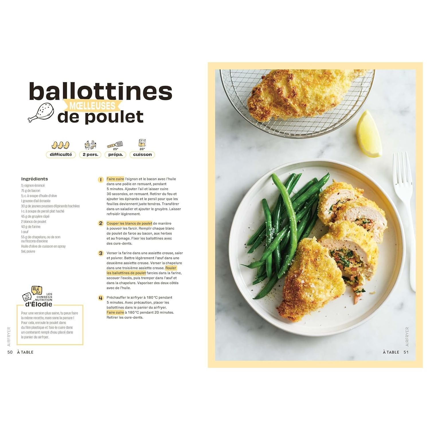 Je cuisine au Airfryer - Marabout - Livre de cuisine - - La Guilde Culinaire