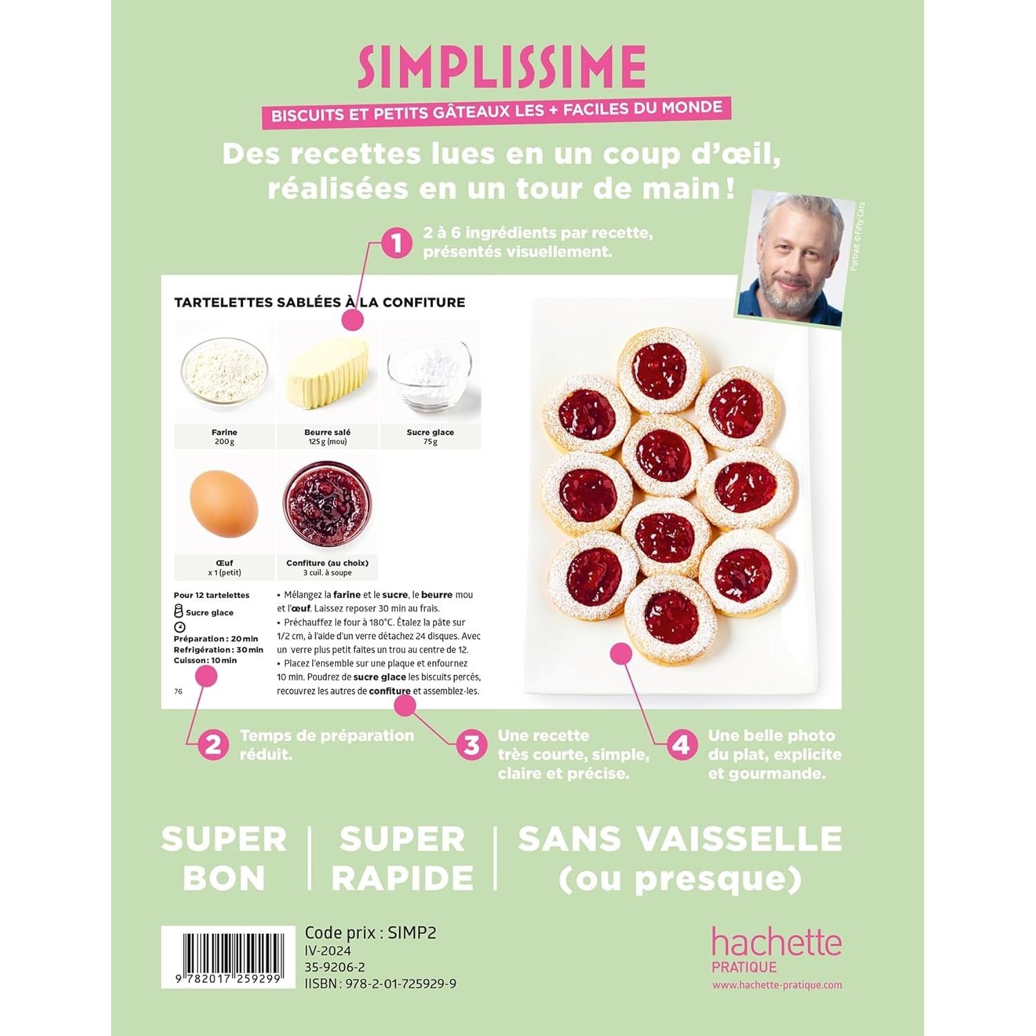 Simplissime : Biscuits et petits gâteaux les + faciles du monde ! - Hachette Ed. - Livre de pâtisserie - - La Guilde Culinaire