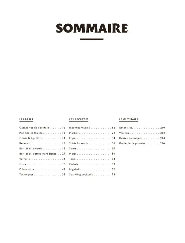 Le grand manuel des cocktails