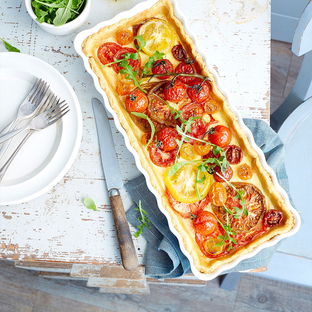 Plat à Tarte 36.5 x 15 cm 1.3L - Emile Henry ! - Emile Henry - Moule à tarte et quiche - - La Guilde Culinaire