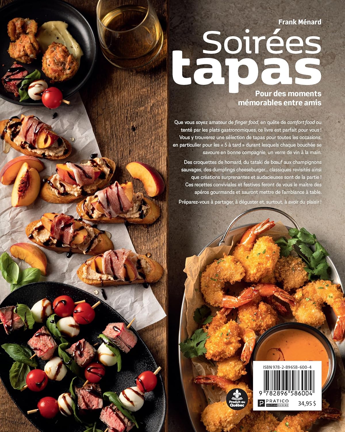 Soirées tapas - Pratico Ed. - Livre de cuisine - - La Guilde Culinaire
