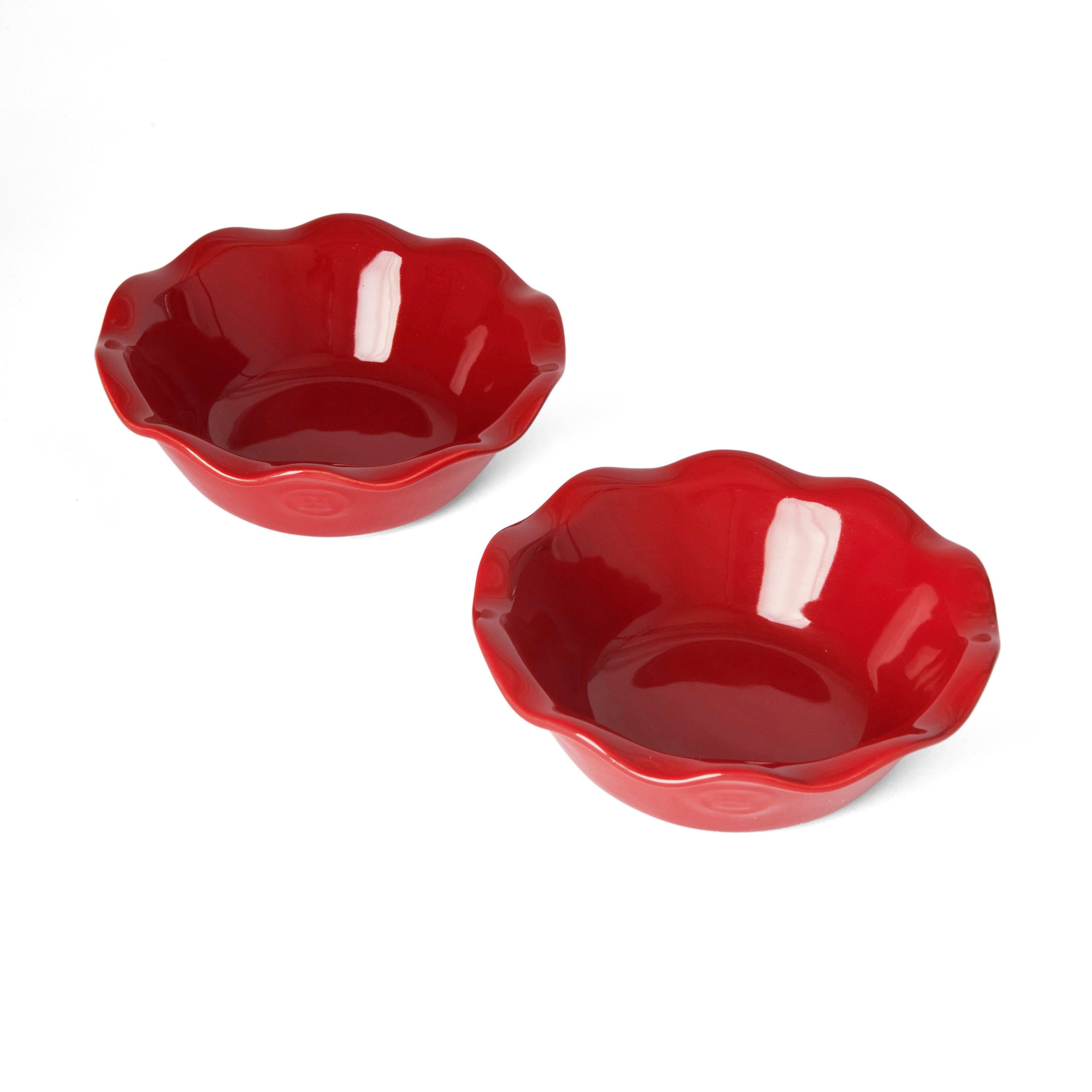 Ensemble de 2 pièces, plats à tartelette Grand Cru - Emile Henry - Emile Henry - Plat à tarte - - La Guilde Culinaire